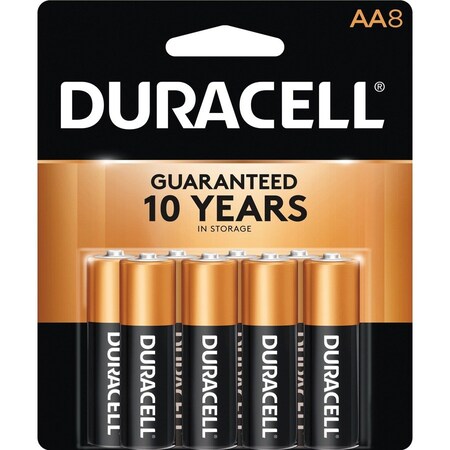 Duracell BATTERY, ALKA, AA, 8 DURMN1500B8Z